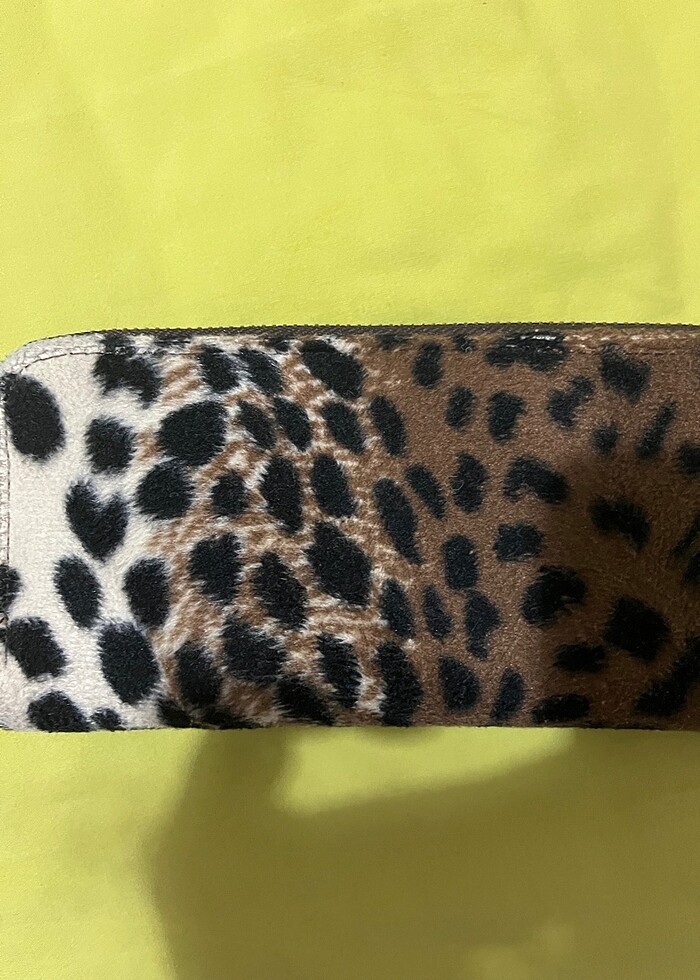 Leopar desenli cüzdan - Görsel 3