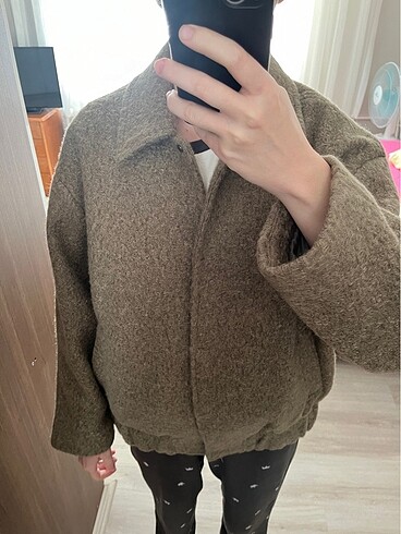 l Beden Mango vizon bomber ceket