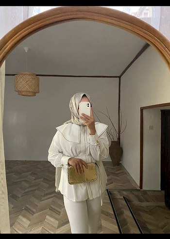 Yaka detaylı gömlek - Görsel 3