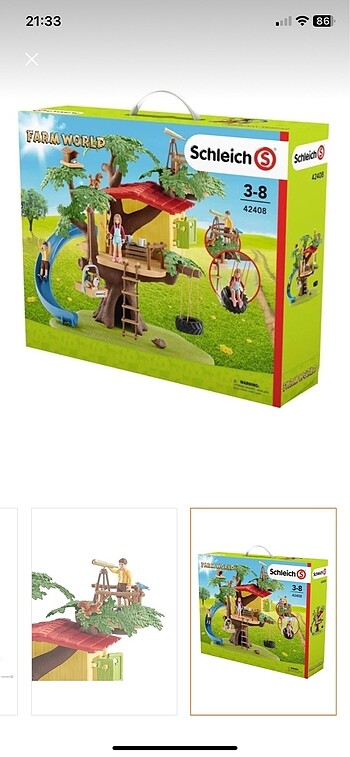 Beden Renk Schleich Ağaç Ev