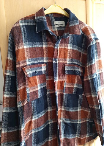 Kahverengi Ekose oduncu gömlek - Görsel 2