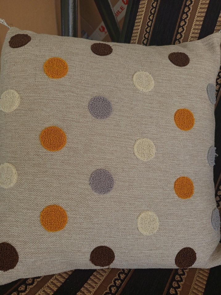 Nakışlı Bohem Tarzı Kırlent Kılıfı - Görsel 2