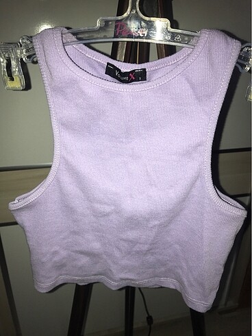 Halter yaka crop bluz - Görsel 3