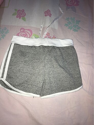 s Beden gri Renk Mini spor şort