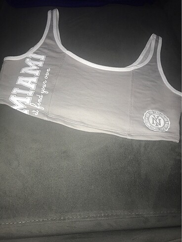 Koton Gri spor crop