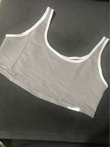 l Beden gri Renk Gri spor crop