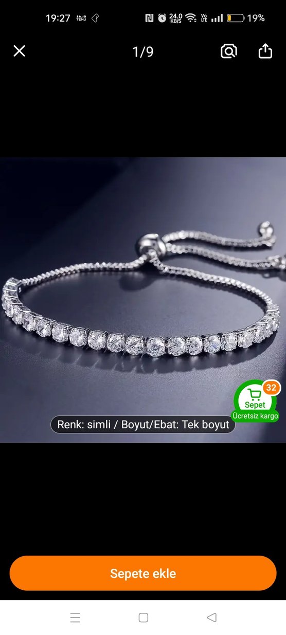 Gri Yılan Desenli Zincir Detaylı Kadın El Zinciri - Görsel 4