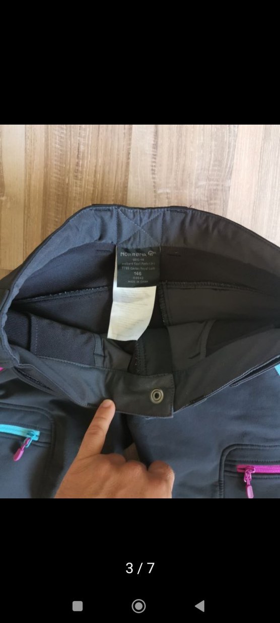Kız çocuk  Softshell Pantolon 11 yaş ,Norrona marka - Görsel 5