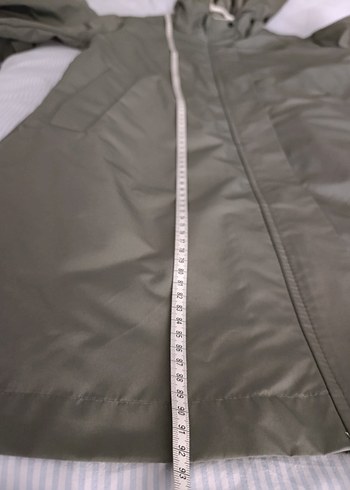 Kapüşonlu haki rüzgarlık regular fit - Görsel 6