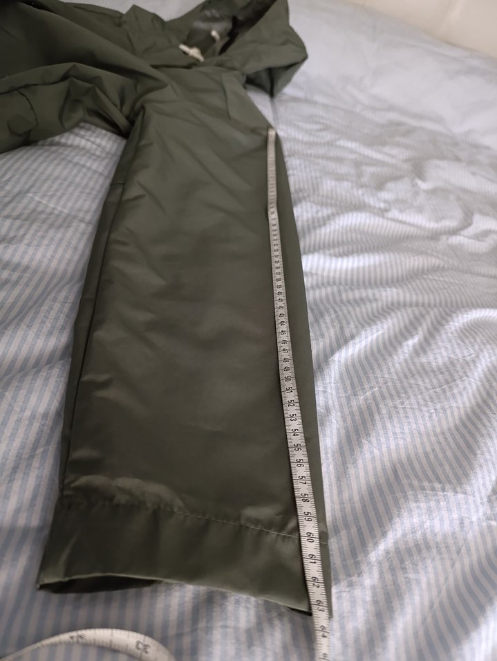 Kapüşonlu haki rüzgarlık regular fit - Görsel 5