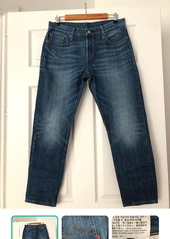 Levis Levi S 501 Ct Mavi Denim Jean