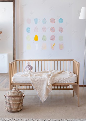müslin pamul bebek battaniyr