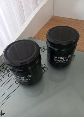 Koyu Yeşil Aromatik Mum Kavanozları - Görsel 2