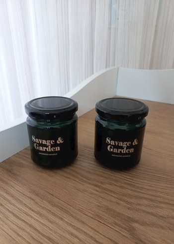 Koyu Yeşil Aromatik Mum Kavanozları - Görsel 7