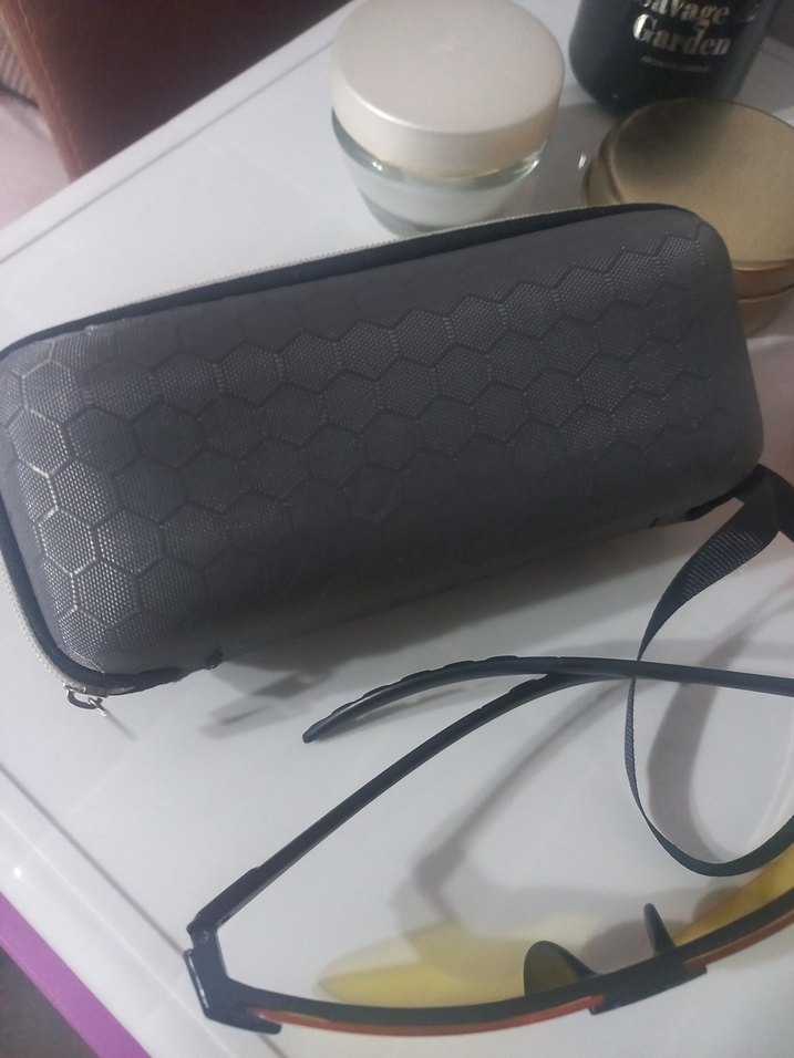 Sarı Camlı Biker Güneş Gözlüğü Gece Sürüş Gözlüğü - Görsel 2