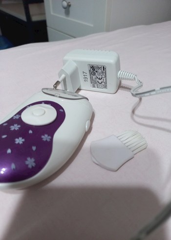 Mor Çiçek Desenli Epilatör - Görsel 2