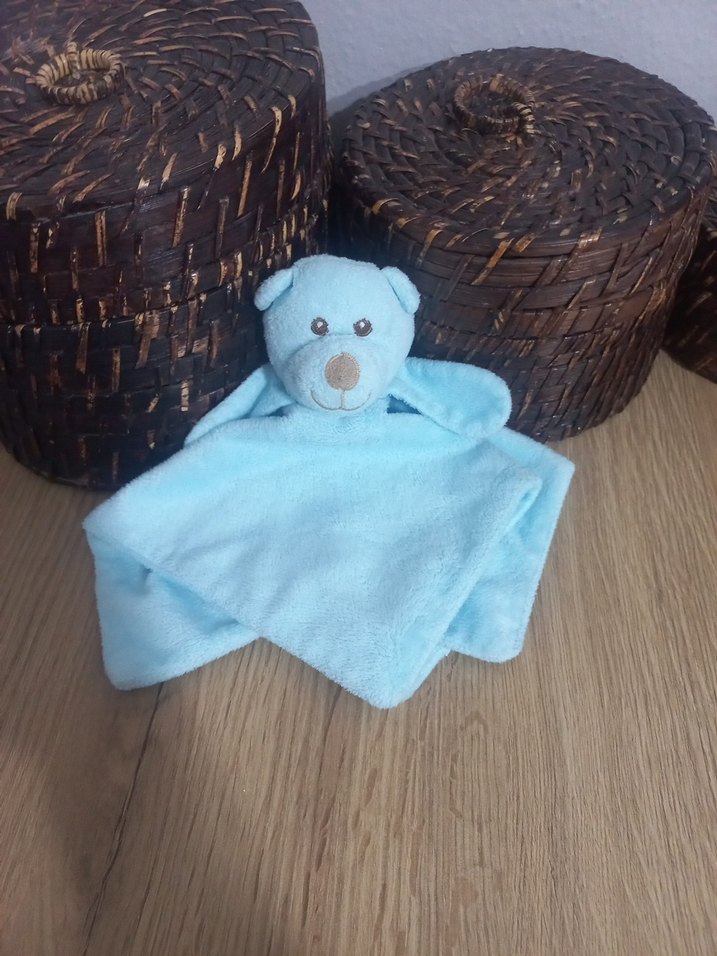 Pastel Mavi Peluş Oyuncak Ayıcık - Görsel 2