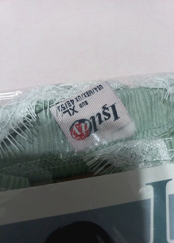 Isılay Yeşil Desenli Mini Kadın Pijama Takımı - Görsel 6