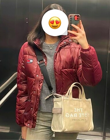 s Beden bordo Renk Tommy Hilfiger Mont