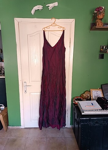 İki Parçalı Pul Payetli Bordo Abiye 44-46 bedene uyar - Görsel 4