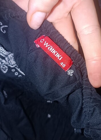 48 Beden LCW Siyah Beyaz 48 Beden Şık Askılı Elbise