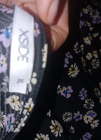 xl Beden LCW XSide Marka Kat Kat Çiçekli Uzun Kollu Şık XL Beden Elbise
