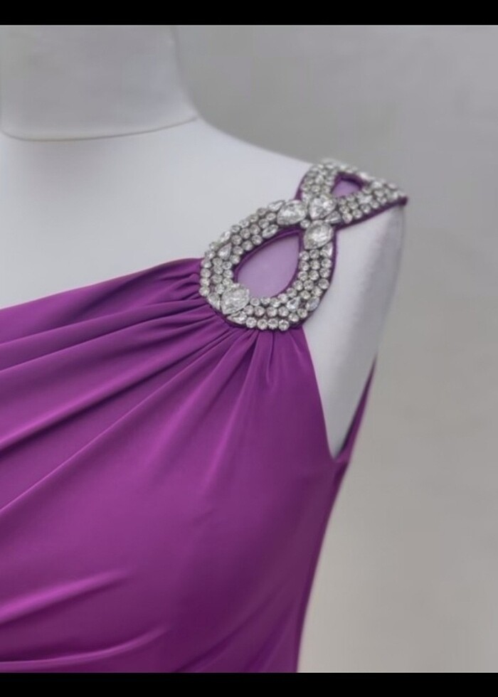 Mürdüm Abiye Elbise - Görsel 2