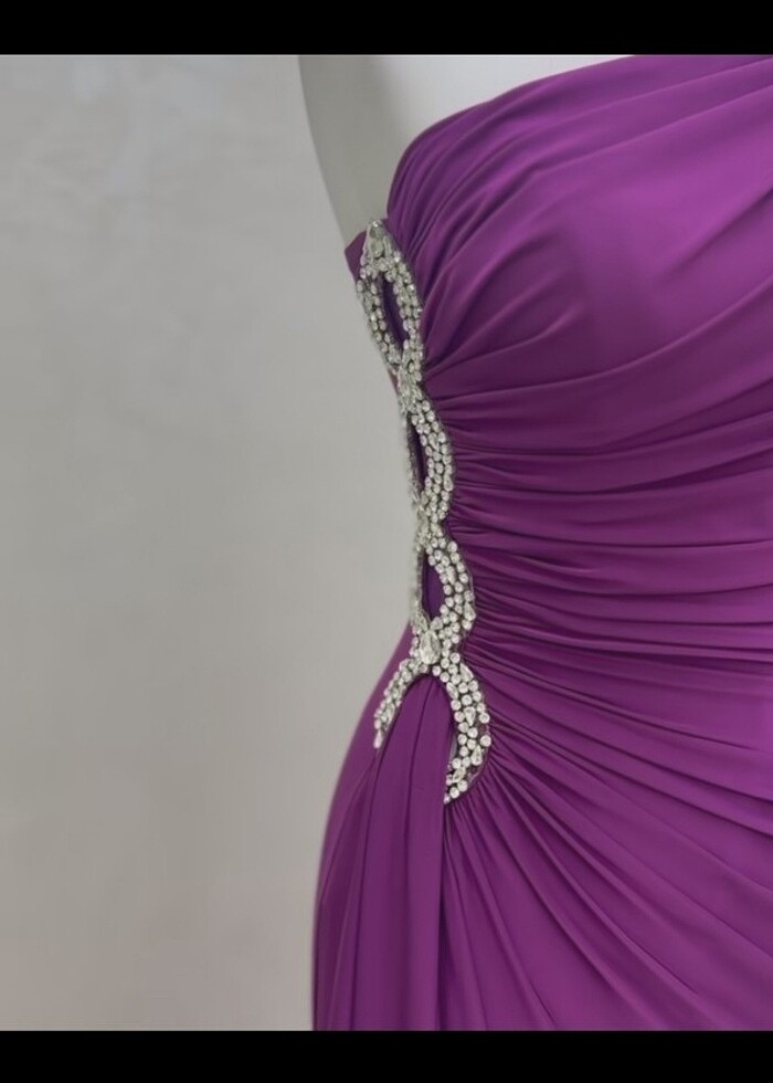 Mürdüm Abiye Elbise - Görsel 4