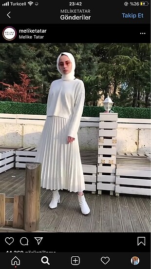 Etek hiç giyilmedi