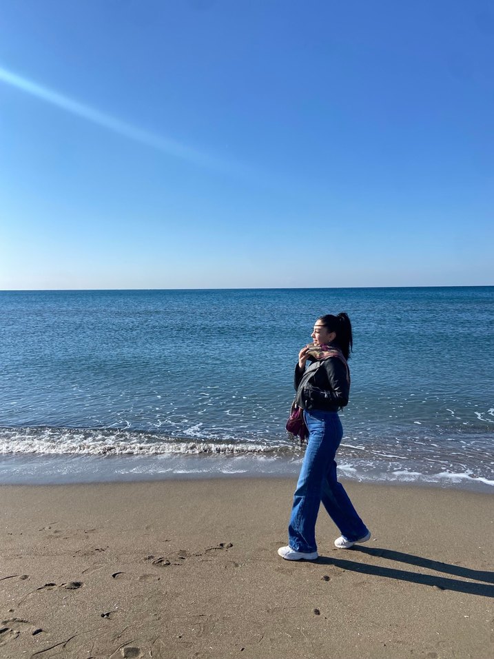 Kadın siyah renk deri ceket - Görsel 3