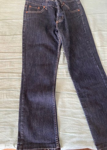 Düğmeli Kadın Kot Pantolon - Görsel 3