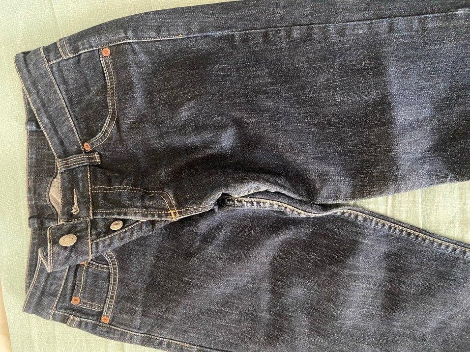 Düğmeli Kadın Kot Pantolon - Görsel 2