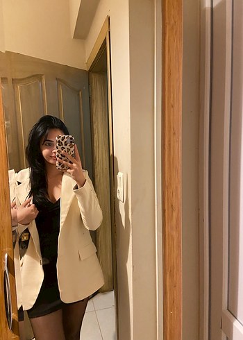 Krem Rengi Kadın Blazer - Görsel 2