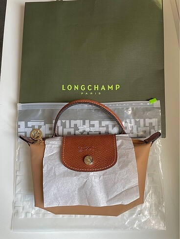 Longchamp xs mini fawn çanta