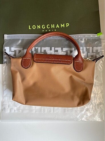  Beden Longchamp xs mini fawn çanta