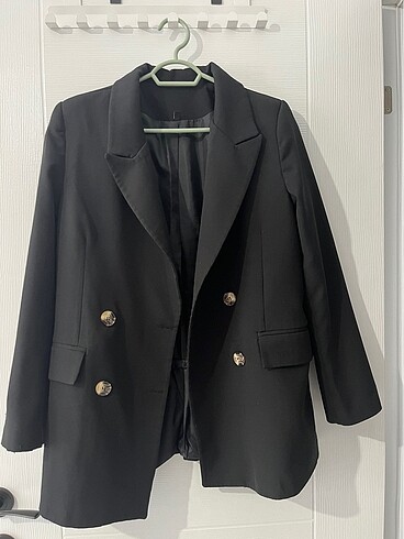 Siyah blazer ceket