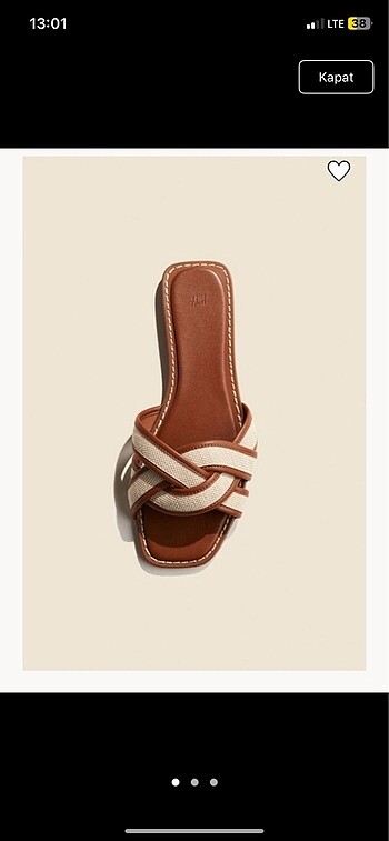 H&M H&M hasır terlik