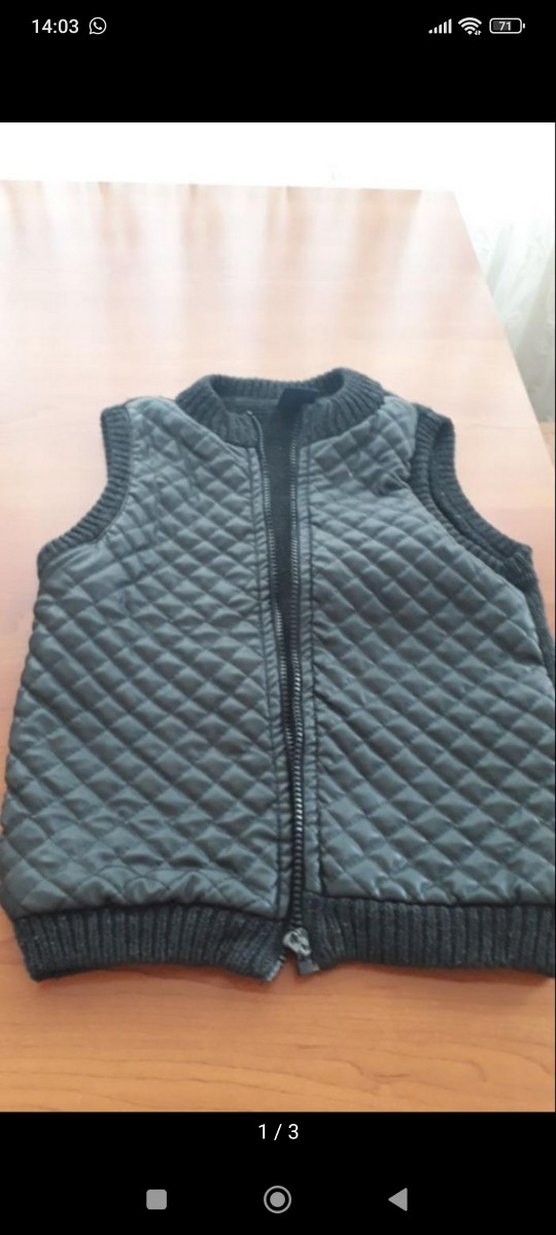 Gri Erkek Askılı Pantolon - Görsel 3