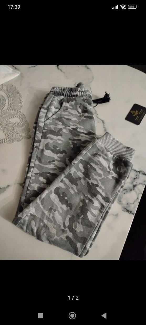 Gri Rahat Kesim Kadın Sweatpants - Görsel 2