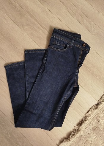Diğer Koyu Mavi Denim Jean