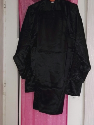 Saten şık pijama takımı 