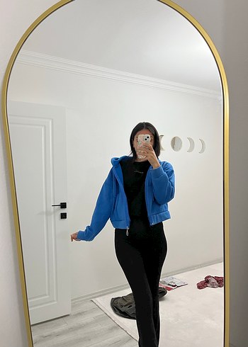 LC Waikiki Fermuarlı Lacivert Kadın Sweatshirt