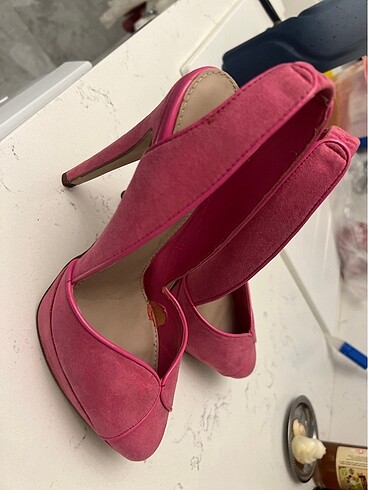 38,5 Beden pembe Renk Pembe stiletto