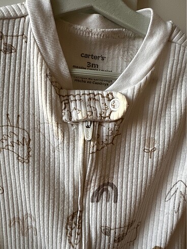 3 Ay Beden Carters unisex bebek tulum