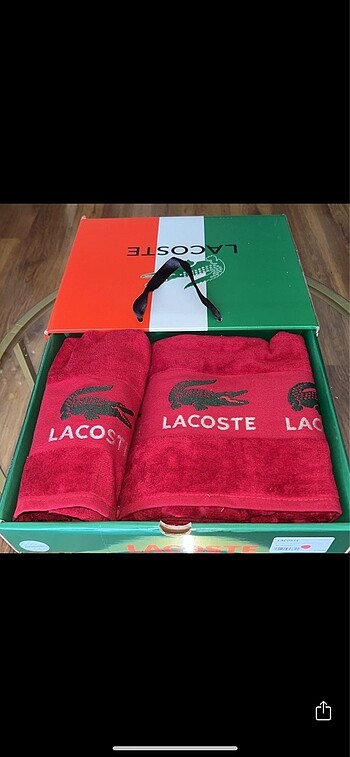 Lacoste Lacoste havlu set