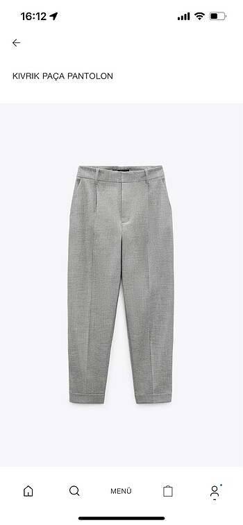Zara kumaş pantolon