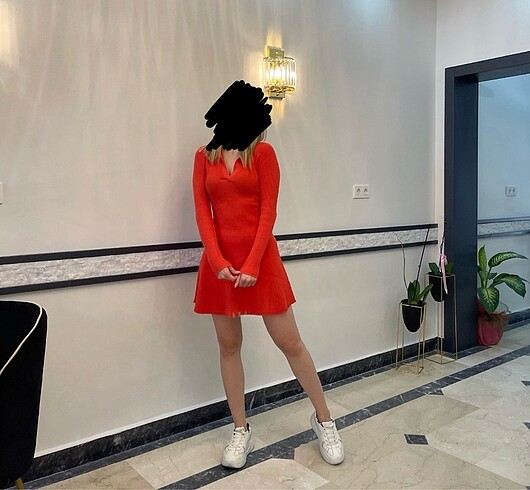 Zara triko elbise