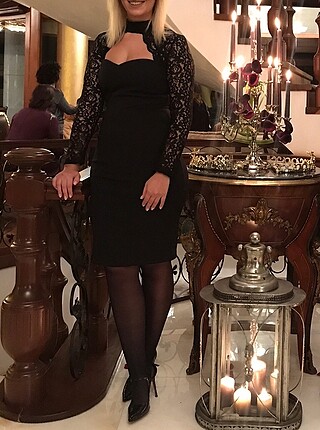 Milla Dantel Detaylı Elbise