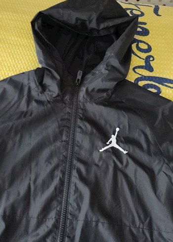 Erkek Siyah Fermuarlı Yağmurluk - Görsel 5