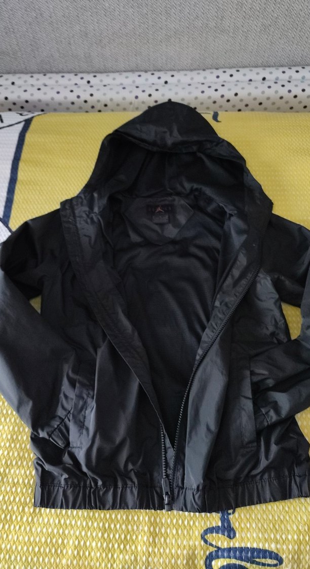 Erkek Siyah Fermuarlı Yağmurluk - Görsel 2